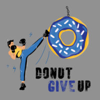 Donut Give Up Kickboxer Mens Tank Top Design