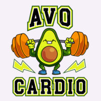 Avo-Cardio Powerlifter Fitted T-Shirt Design