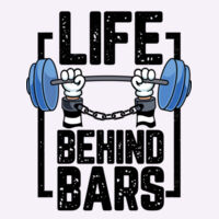 Life Behind Bars Mens Fitted T-Shirt Design